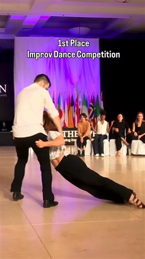 Tatiana Mollmann on Instagram: "@benmorrisdance and I drew each other in what we call a “Jack & Jill competition. It’s 💯 improv!!! You don’t know what song you’re going to get. That’s the best part! #westcoastswing #modernswingdance #dance"