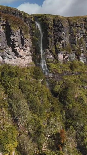 Discover the magic of the Devil’s Chimney waterfall on the Sligo/Leitrim border 🌊💨 On a windy day, watch as the water defies gravity, blowing back up in a mesmerizing display. A scenic hike from the roadside leads you to this breathtaking natural wonder - well worth the journey! 📍 Tormore, Sligo/Leitrim border 🎥 instagram.com/tyrone_skies | Tourism Ireland