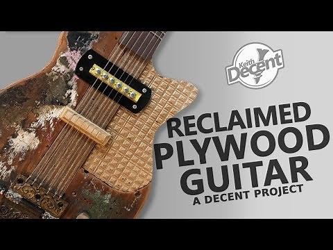 DIY ELECTRIC GUITAR FROM PLYWOOD - a Decent project