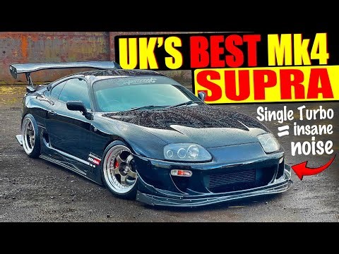 🔥PERFECTION? Mk4 Toyota Supra Build! Big SINGLE turbo and even bigger FLAMES🔥🔥