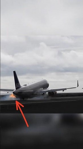 Extremely HARD Landing FIRE (Compressor stall)