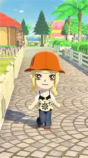 [Tomodachi Life] I tried making a vintage-style camisole-attached T-shirt in the Item Workshop♪ C...