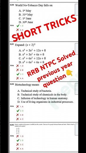 RRB NTPC previous year question paper with solution #ntpcpreviousyearquestionpaper #ntpcpracticeset