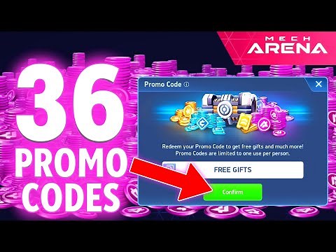 ALL 36 PROMO CODES | FREE Rewards for Every Player | Mech Arena