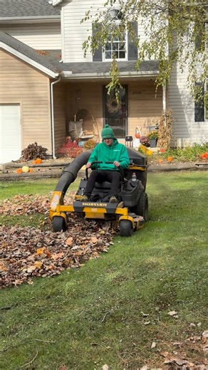 1.7K views · 256 reactions | Fall cleanups are on another level with the Hustler Raptor XDX 48 inch zero turn mower paired with the bagger attachment. This setup pulls in every leaf and leaves every yard looking sharp. Hustler delivers the power, precision, and reliability that keep Mowing Men LLC rolling all season long.  | Mowing Men | Facebook