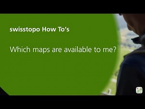 swisstopo app – simply moving: Which maps are available to me?
