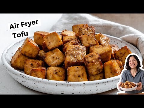 Crispy Air Fryer Tofu | Easy, Flavorful & Oil-Free Option! 🍽️✨