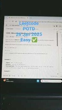 1200 : Minimum Absolute Difference
