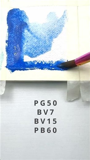 Nightfall Indigo – Holbein Granulating Watercolor Swatch & Pigment Breakdown #watercolor #painting