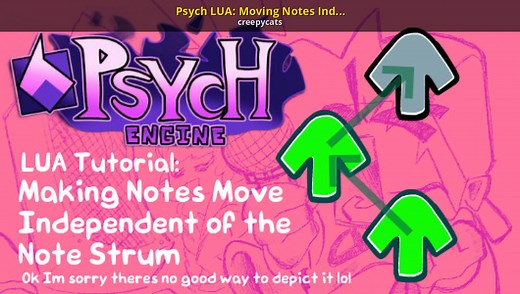 Psych LUA: Moving Notes Independently from Strums Tutorial for Friday Night Funkin' | FNF Tutorials