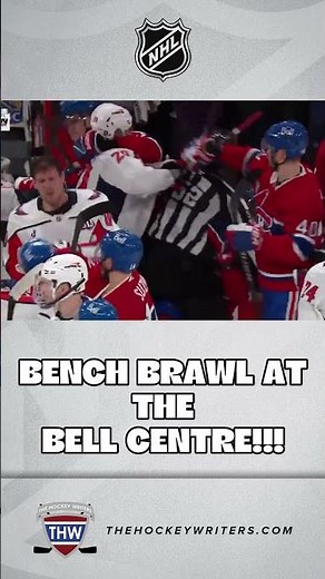 Bench brawl in Montreal! Chaos erupts in Game 3 between the Montreal Canadiens & Washington Capitals