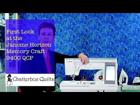 Janome MC9400 First Look