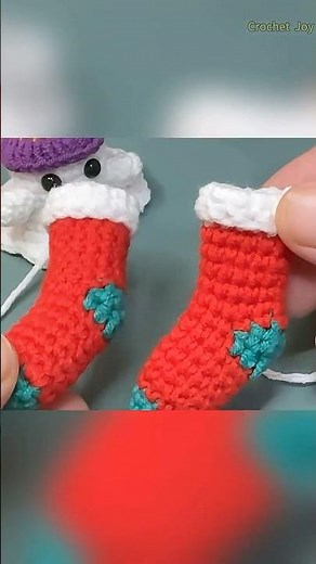 Super Easy Christmas Stocking Crochet Tutorial | Perfect for Beginners#crochet