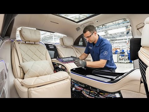 How they Build Expensive Mercedes Interiors From Scratch Inside Super Modern Factory