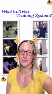 What Is A Triset Training System? ❤️ make sure you like and save 💾 A triset involves performing three exercises back to back with no rest. All exercises must target the same muscle for maximum overload. By skipping rest, you increase the demand on your nervous system, enhancing muscle fiber recruitment. This method is great for clients short on time or looking to increase workout volume but is best for intermediate clients. The Benefits of a Triset Training System ✨ Greater Workout Density: By 