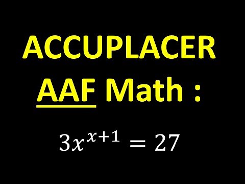 ACCUPLACER Next-Generation Advance Algebra and Functions (AAF) Math Practice Problem