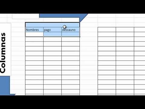 Como trabajar con excel