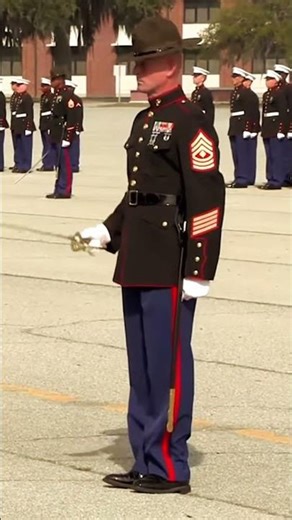 Proud Marines March Forward on Graduation Morning #marines #army #military #usmc #bootcamp #marine