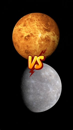 Mercury VS Venus: Who Would Win? ☿⚔️🟡 #usa #fyp #vs #mercury #venus #shorts