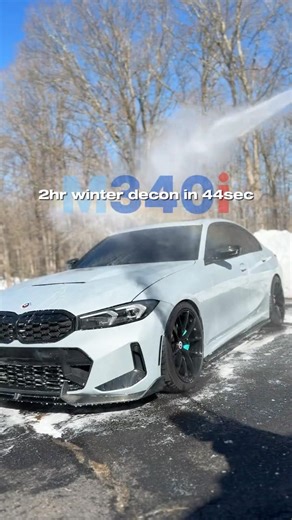 Winter Decon on this BMW M340i #bmwm340i #carcare #detailing