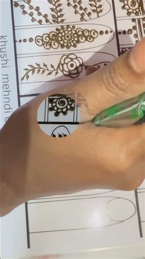 Beginner mehandi series #12 Simple beginner finger mehandi #mehndi #henna #shorts #ytshorts#art