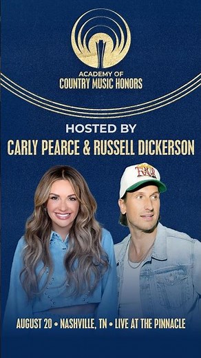 🕺Russell Dickerson is Hosting ACM Honors with Carly Pearce! 🕺