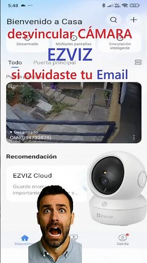 Unlink your EZBIZ camera if you forgot your email.