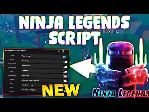*NEW* Ninja Legends Script (PASTEBIN 2025)(AUTO SWING ,COINS FARM , COLLET ALL ,CHI FARM,HOOPS FARM)