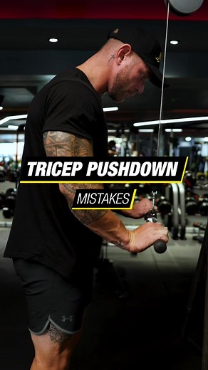 Tricep pushdowns are essential for building size and mass in the long and short head of the tricep💪 But are you doing your pushdowns correctly? Use this one small trick to maintain your form and maximise tension on the tricep, promoting muscle growth and strength 🔥 📍: @ignitefitnessglobal 📷: @ia_image_architects #bodybuilding #fitness #motivation #qualitydriven
