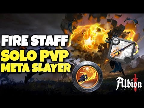 The BEST Fire Staff Build in Solo PvP to Make Millions of Silver in Albion Online