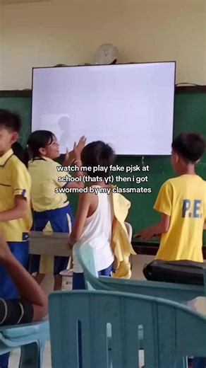 Playing Fake PJSK at School