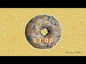 3 Minute Real Donut Timer Bomb