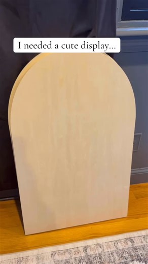 Watch me take these plain wooden arches from @hobbylobby and turn them into the cutest conference display ever 😍 Wallpaper a little spray adhesive Amazon shelves = chef’s kiss. Save this for your next event! #eventdisplay #diy #diyproject | Rocky Canyon Rustic