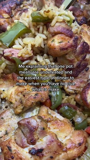 Easy One Pot Chicken & Dirty Rice Recipe