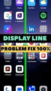 how to remove lines from phone screen | how to remove lines on mobile screen |display line problem