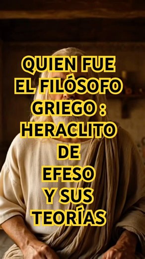 WHO WAS THE GREEK PHILOSOPHER: HERACLITUS OF EPHESUS #philosophy #heraclitus #theory #shorts