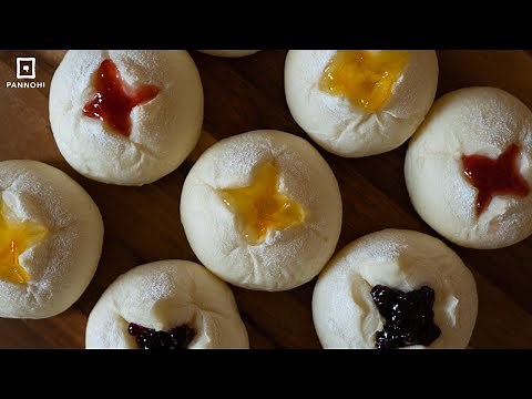 How to make cream cheese and jam bread
