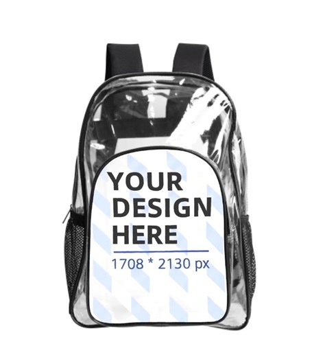 Custom Clear Backpack, Personalized Photo Logo Bookbag, Suitable for Students, Commuting - Etsy
