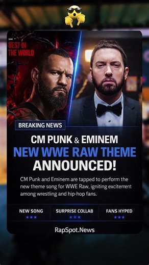 CM Punk & Eminem WWE Raw Theme Buzz Has Fans Talking #shorts