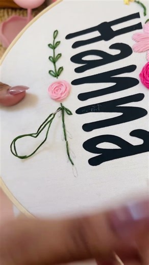 Hand embroidery video |‪@Thebloomingthreads‬ #embroideryshorts #embroideryart