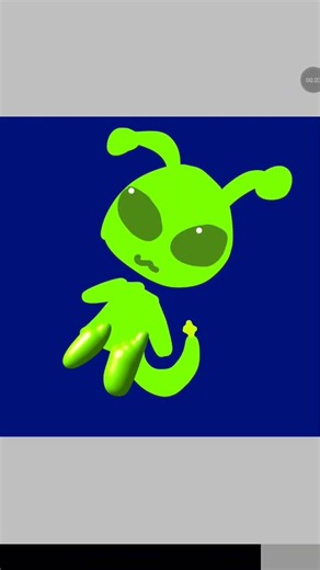 3d alien speedpaint! #goober #speedpaint