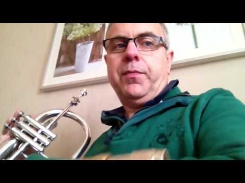 Demonstration of the difference between Trumpet, Cornet and Flugel Horn