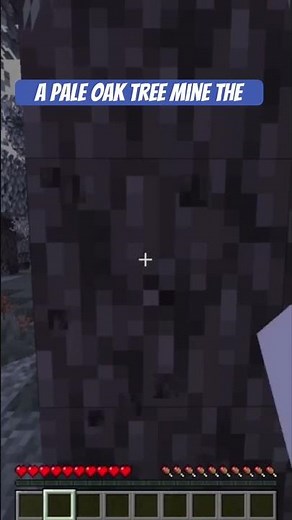 How to get a pale oak log #minecraft #gaming #memes