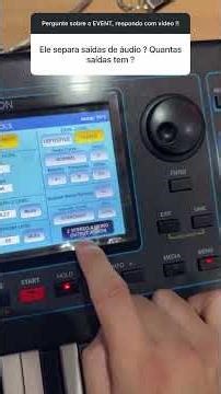 KETRON EVENT - How many audio outputs does it have? Can the cables be separated? #thyagorybeiro