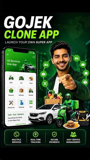 Gojek Clone 2026: Build a Multi-Service App Like Gojek & Grab 📱