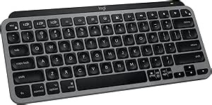 Logitech MX Keys Mini for Mac Minimalist Wireless Keyboard, Compact, Bluetooth, Backlit Keys, USB-C, Tactile Typing, Compatible with MacBook Pro,MacBook Air,iMac,iPad - Space Grey