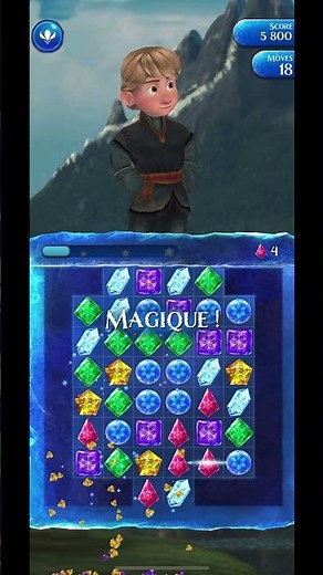 Frozen Free Fall Gameplay | Disney Frozen Game #shorts #gaming #disney #frozen