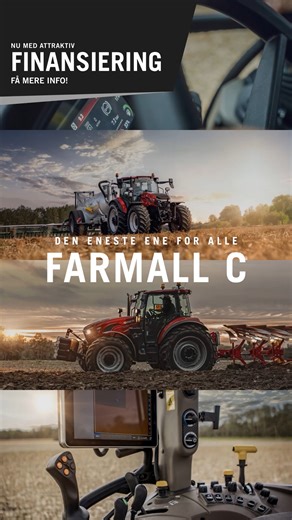 Farmall C - Bygget til enhver opgave, nu med et særligt tilbud Leder du efter en traktor, der kan klare alle din bedrifts daglige behov? Farmall er traktoren til mange formål, som nu er tilgængelig med et tidsbegrænset tilbud.  Let at betjene  Kompakt  Kabine med høj komfort  Kan bruges i hele sæsonen Den eneste ene for alle. Nu er der en til dig. Få mere info! | CASE IH | Facebook