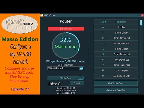 Install and using My MASSO Network with MASSO Link - Episode 27