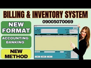 Billing Accounting and inventory system in Excel vba | How to make Billing Software | excel vba